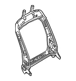 Seat Back Frame - Volvo (32272330) - view 3