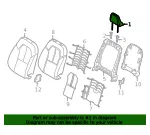 Headrest - Volvo (32273792) - view 4