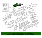 Console Lid - Volvo (32275463) - view 4