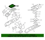 Console Lid - Volvo (32275805) - view 4