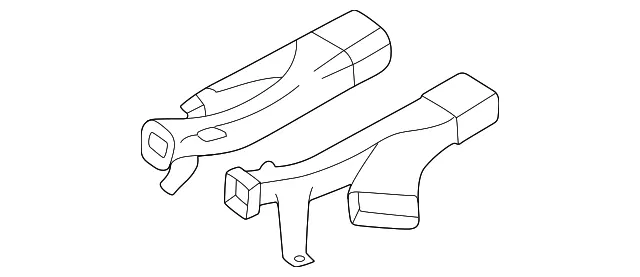 Instrument Panel Air Duct - Volvo (32289969)