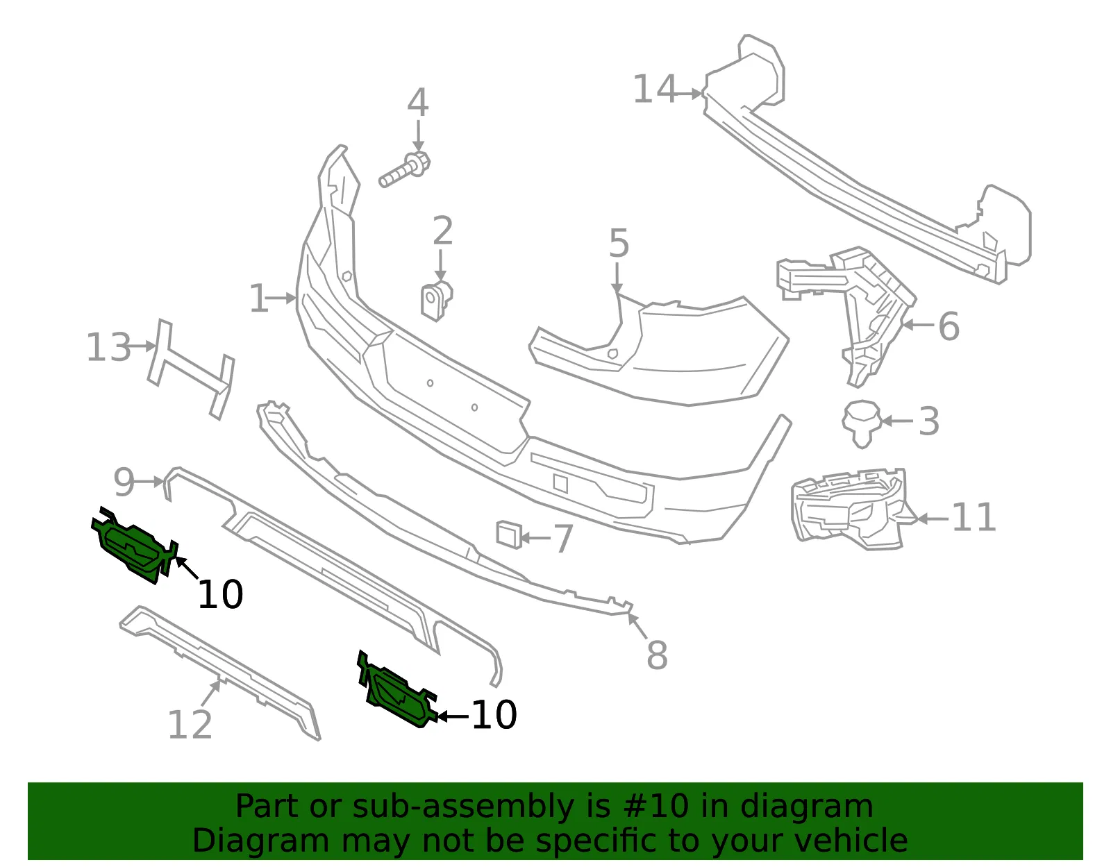Trim Plate - Volvo (32296041) - view 2