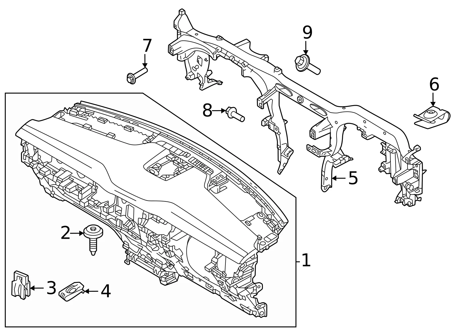 Instrument Panel - Volvo (32318035) - view 2