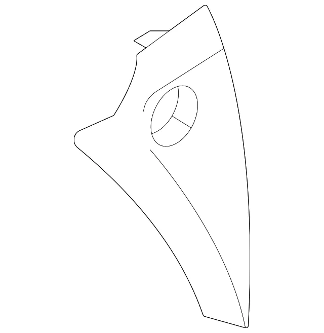 Instrument Panel Side Cover - Volvo (32318442)