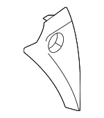 Instrument Panel Side Cover - Volvo (32318442) - view 3