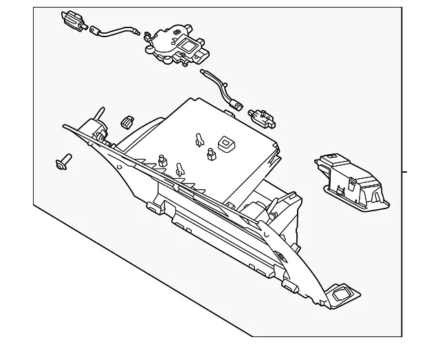 Glove Box Storage Compartment - Volvo (32328036)