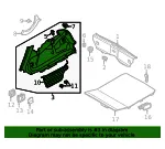 Trunk Side Trim - Volvo (32329058) - view 4