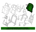 Seat Back Panel - Volvo (32329702) - view 4
