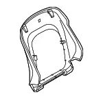 Seat Back Panel - Volvo (32329704) - view 3