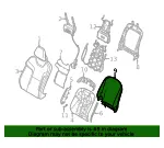 Seat Back Panel - Volvo (32332197) - view 4