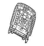 Seat Back Frame - Volvo (32332882) - view 3