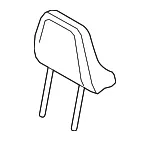 Headrest - Volvo (32332939) - view 3