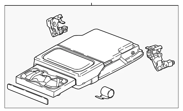 Seat Armrest - Volvo (32333486)
