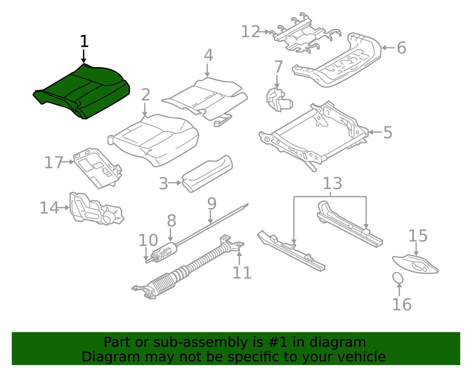 Seat Cover - Volvo (32338271) - view 2