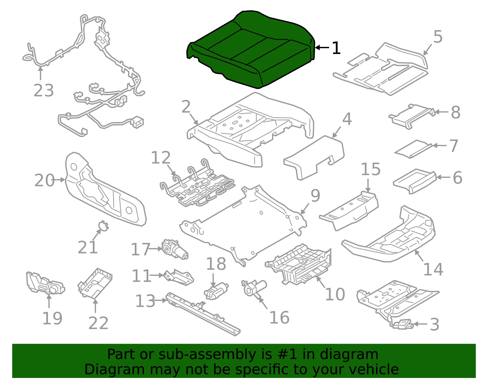 Cushion Cover - Volvo (32338393) - view 2