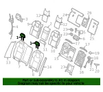 Headrest, Outer - Volvo (32338890) - view 4