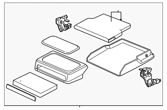 Seat Armrest - Volvo (32338900)