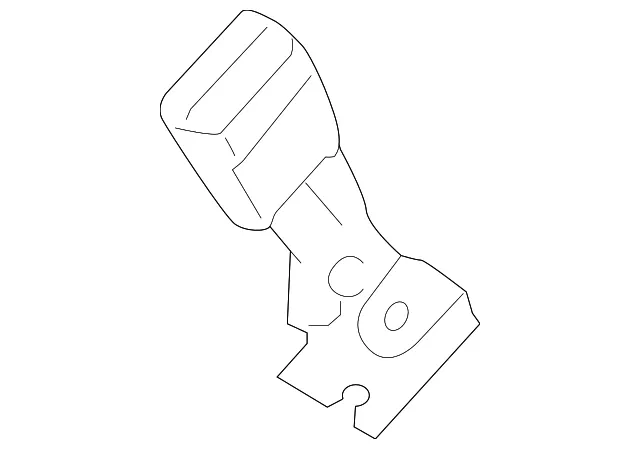 Seat Belt Receptacle - Volvo (32341090)