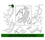 Headrest - Volvo (32341820) - view 4