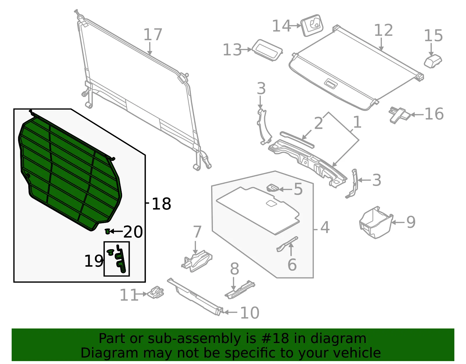 Cargo Net - Volvo (32345116) - view 3