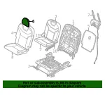 Headrest - Volvo (32345144) - view 4