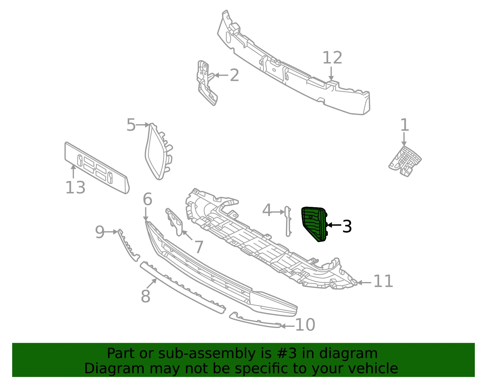 Trim Cover - Volvo (32345733) - view 2