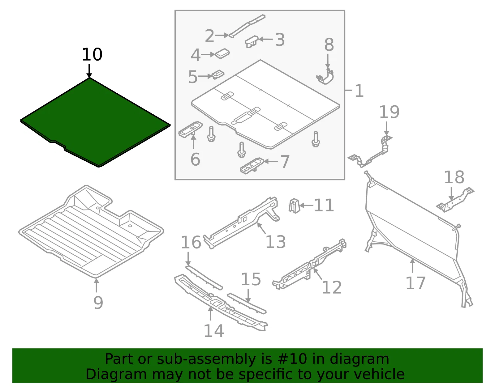 Trunk Mat - Volvo (32347041) - view 3
