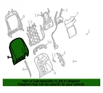 Seat Back Panel - Volvo (32347313) - view 4