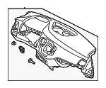 Instrument Panel - Volvo (32348209) - view 3