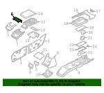 Console Trim Panel - Volvo (32352318) - view 4