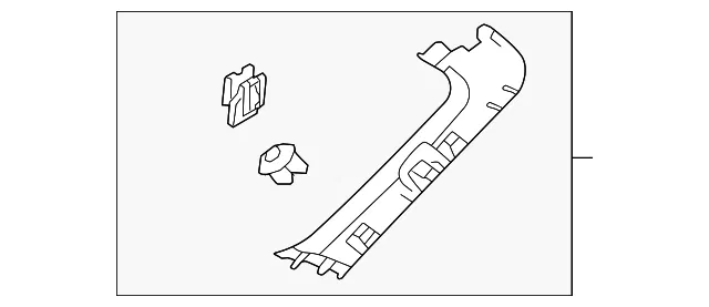 Side Gate Trim - Volvo (32353465)