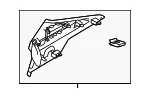 Upper Trim - Volvo (32353468) - view 3