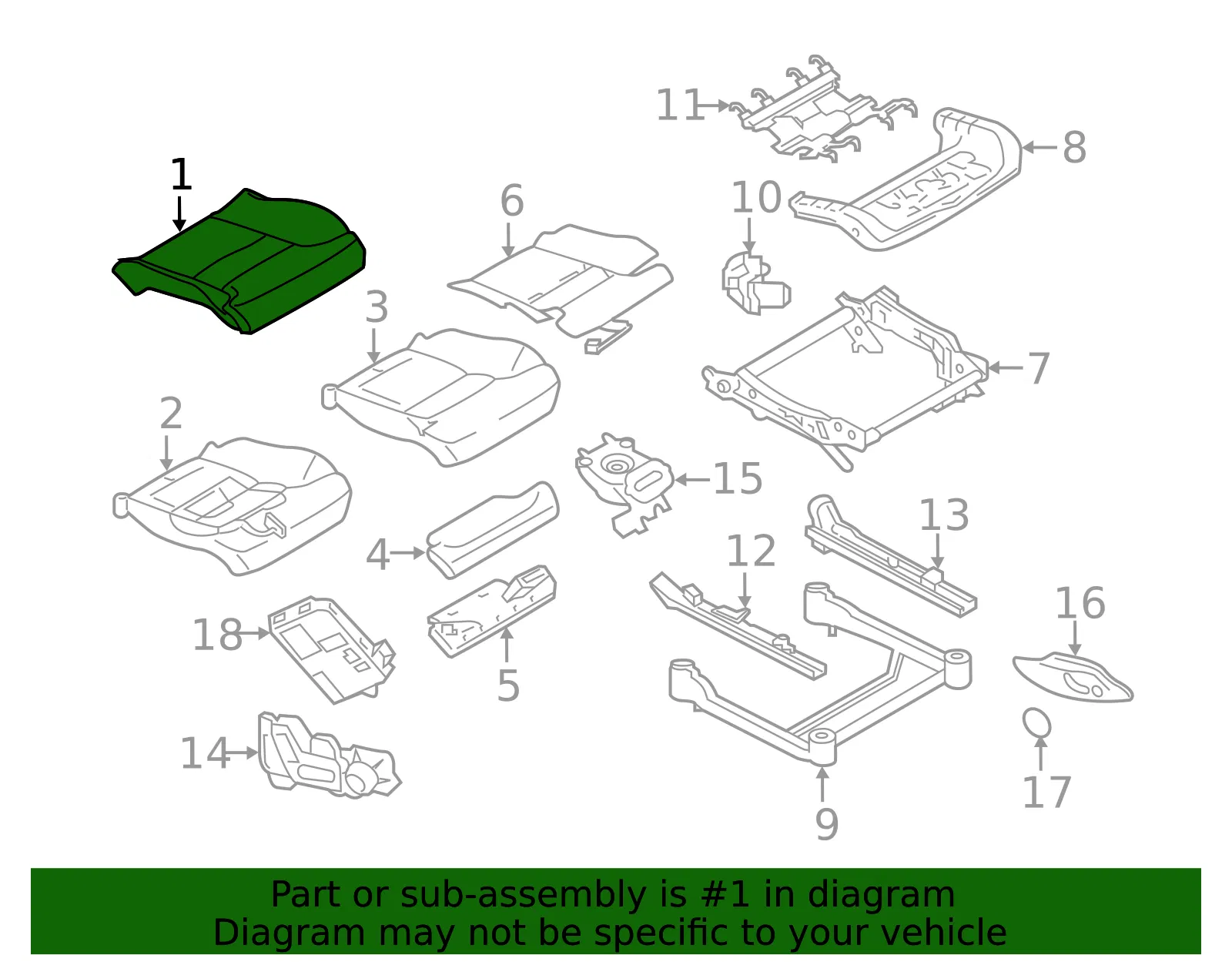 Seat Cover - Volvo (32357793) - view 2