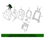 Headrest - Volvo (32367021) - view 4