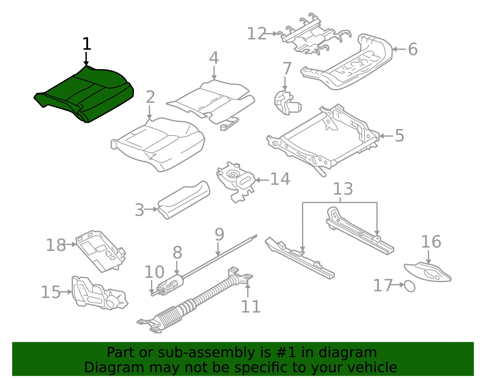 Seat Cover - Volvo (32367137) - view 2