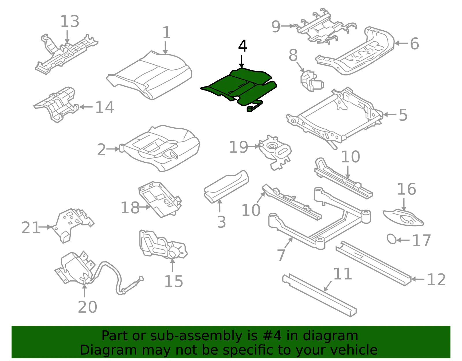 Seat Cushion Heater - Volvo (32367581) - view 2