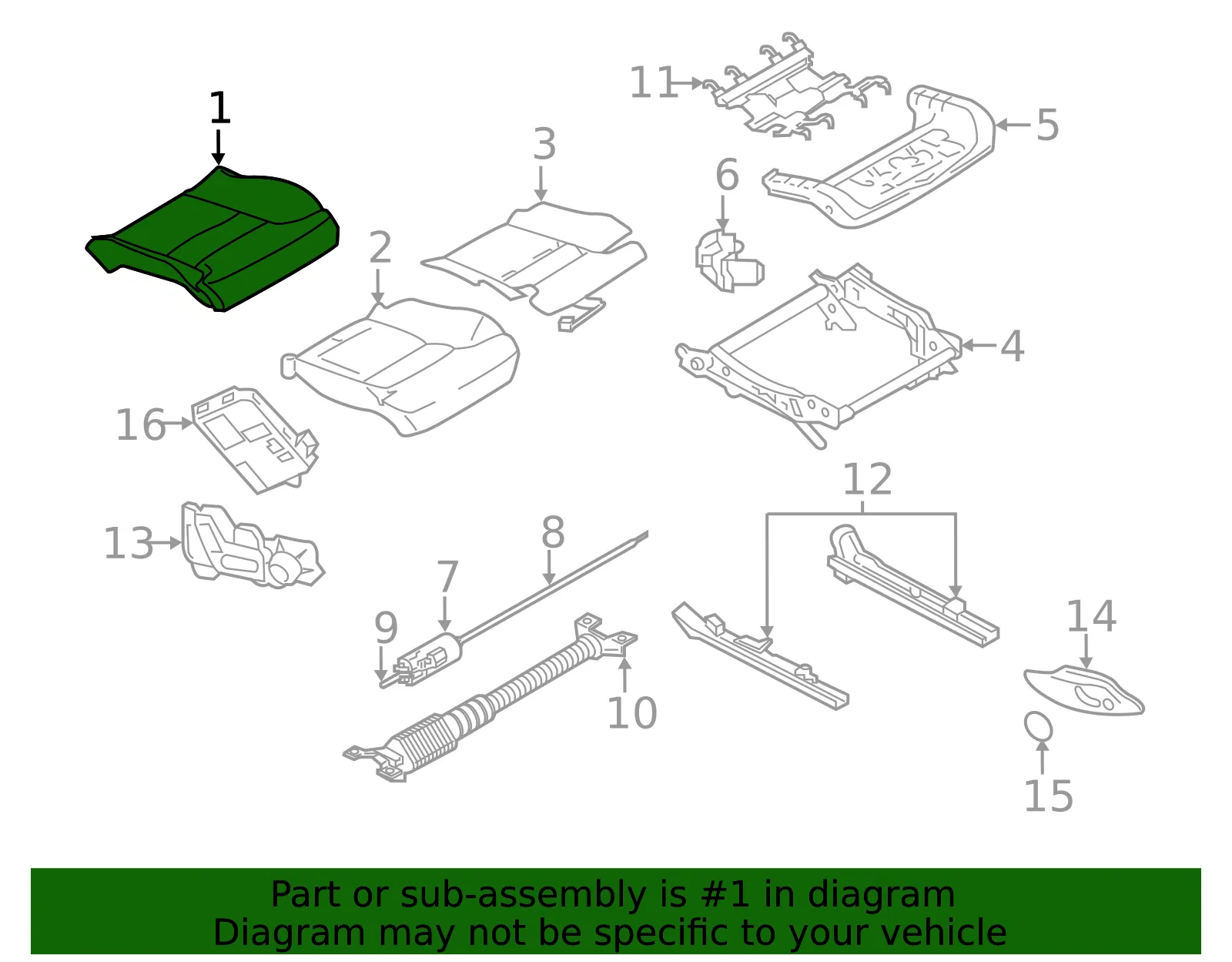 Seat Cover - Volvo (32367973) - view 2