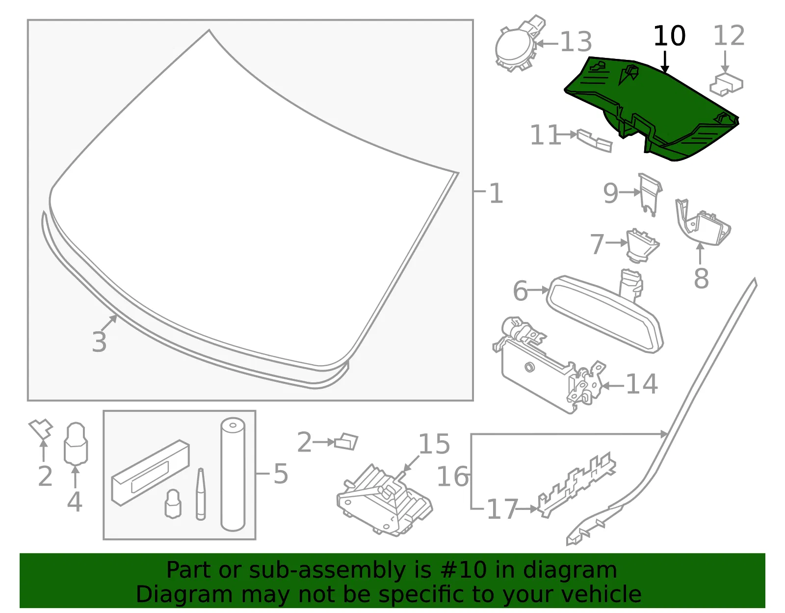Trim Cover - Volvo (32368170) - view 2