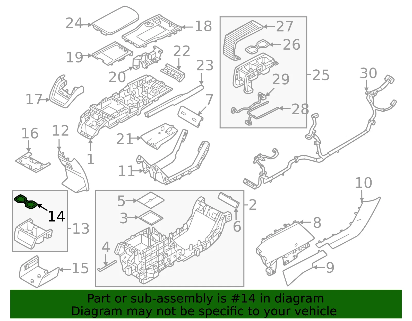 Storage Box Mat - Volvo (32369651) - view 2