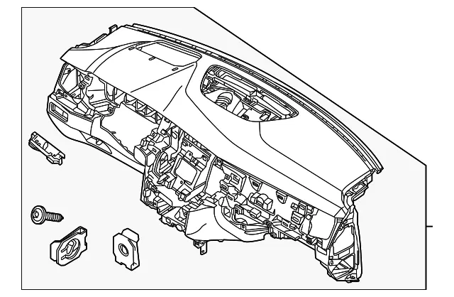 Instrument Panel - Volvo (32377280)