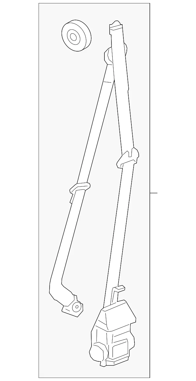 Seat Belt Lap And Shoulder Belt - Volvo (32386951)