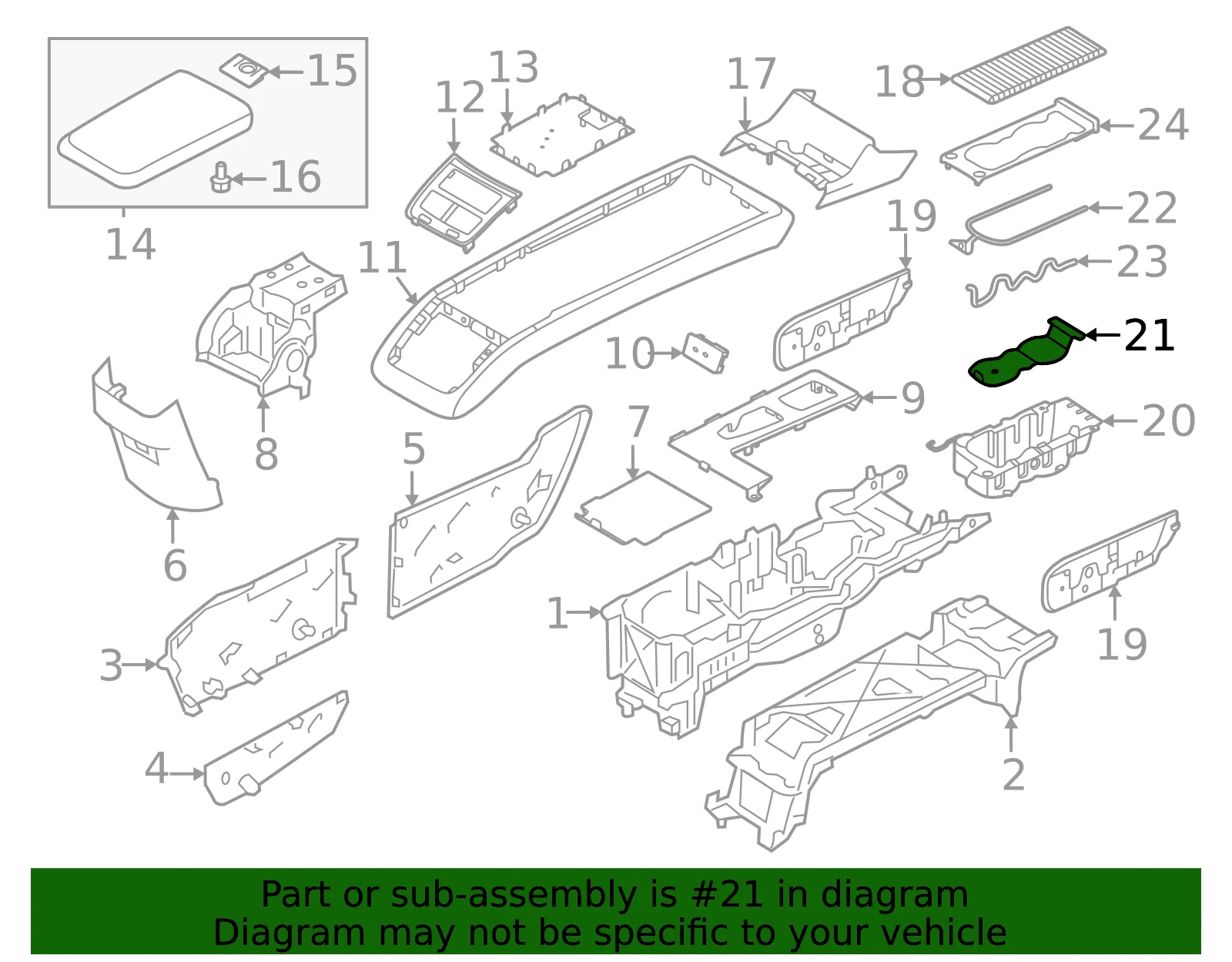 Cup Holder Mat - Volvo (32392405) - view 2