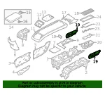 Console Lid Bracket - Volvo (32392464) - view 4