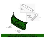 Lower Gate Trim - Volvo (32394029) - view 4