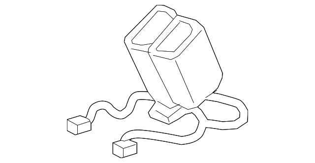 Seat Belt Receptacle - Volvo (32394101)