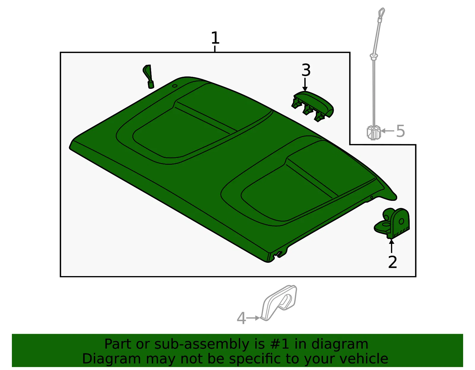 Parcel Shelf - Volvo (32394894) - view 2