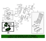 Seat Armrest - Volvo (32403268) - view 4