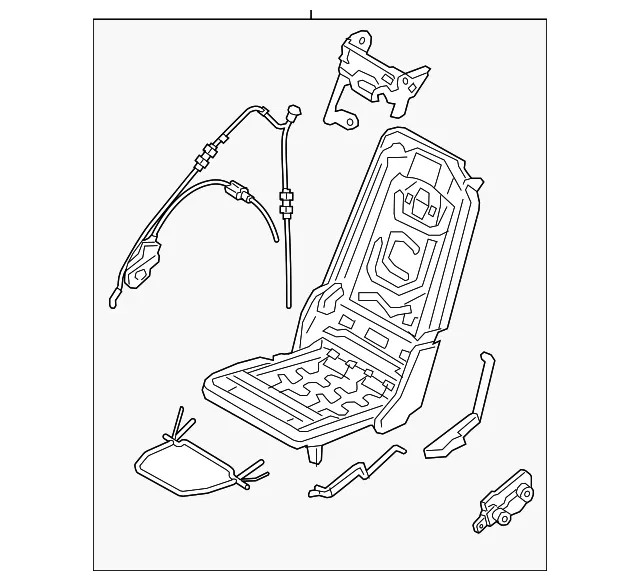 Seat Frame - Volvo (32403799)