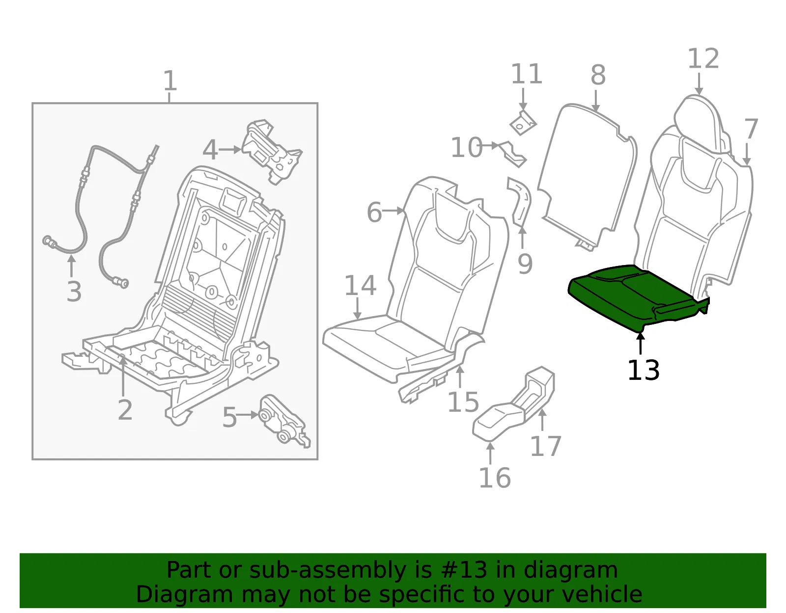 Seat Cover - Volvo (32403849) - view 2