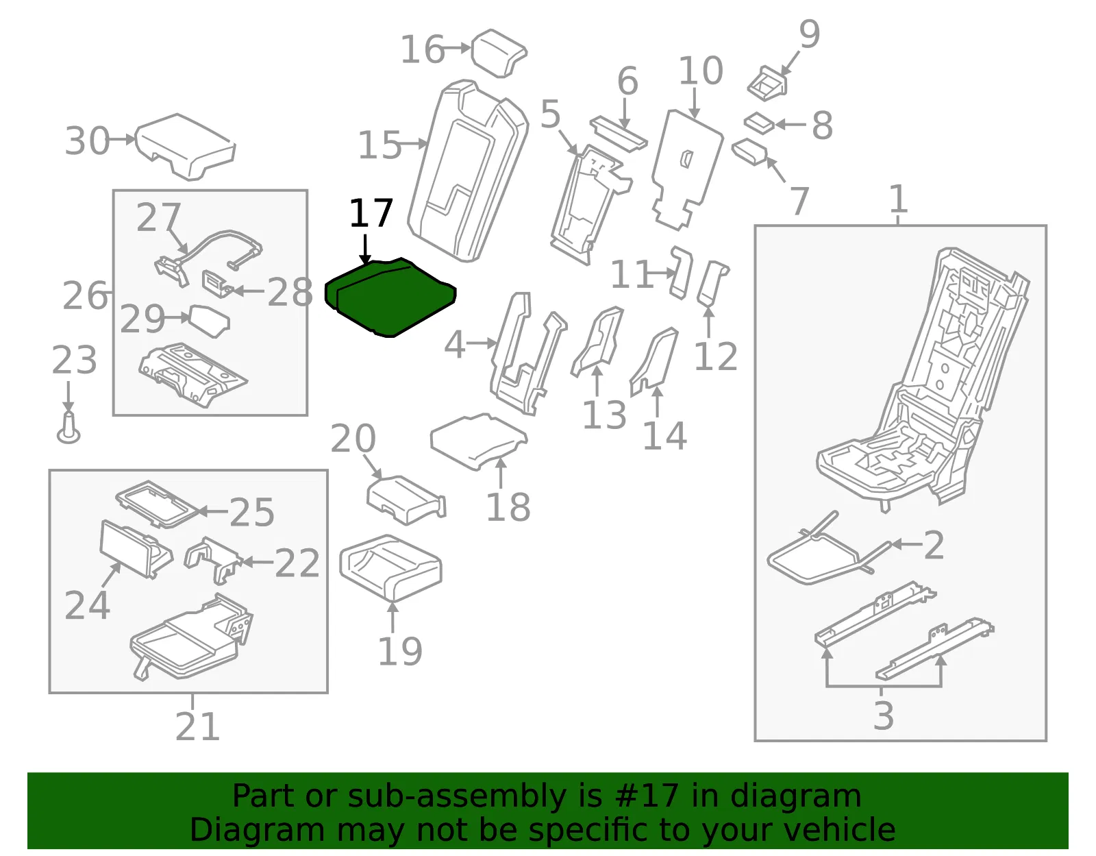 Seat Cover - Volvo (32404909) - view 2
